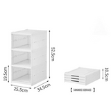 Caixa De Sapato Dobrável Armazenamento Transparentes