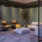 Painel Ripado Laminado de EVA Autocolante Auréon - Sofisticação e Conforto em Cada Detalhe